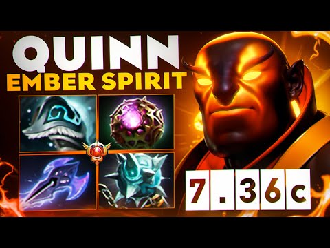 Видео: ЭМБЕРТ СПИРИТ - СИЛЬНЕЙШИЙ МИДЕР ТЕКУЩЕГО ПАТЧА 15/0/19 🔥| Quinn Ember Spirit 7.36c