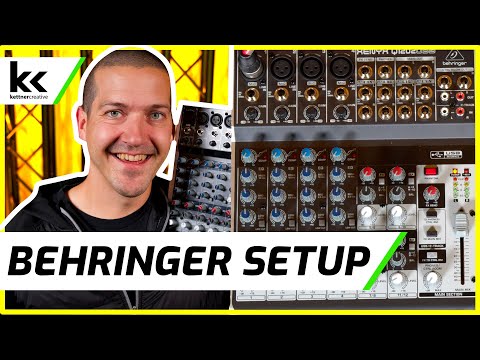 Видео: Настройка USB-микшерного пульта Behringer Xenyx Q1202
