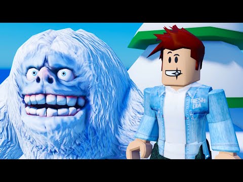 Видео: Побег Кида от Злого Етти 🧊 YETI'S ICE VILLAGE RUN OBBY Roblox