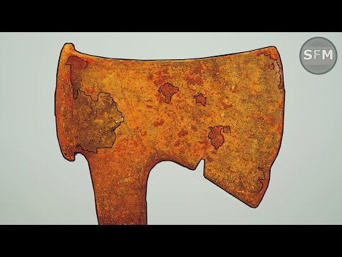 Видео: Реставрация очень старого и ржавого топора выживания