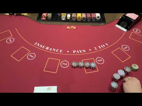 Видео: Легендарные фиолетовые фишки!! Блэкджек с высокими лимитами в Venetian Las Vegas!