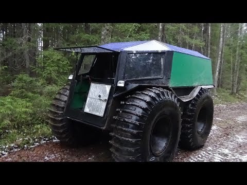 Видео: Обкатка нового вездехода продолжение..