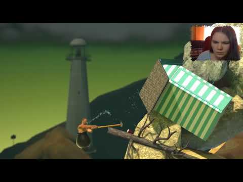 Видео: Getting over it with Bennett Foddy Челленджмод))) (стрим от 01.09.18г)