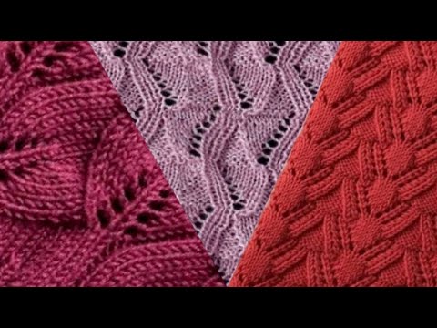 Видео: Вязание: 🔎14🔍 Люксовые узоры со схемой спицами #13. Knitting: Luxury patterns with needle pattern.