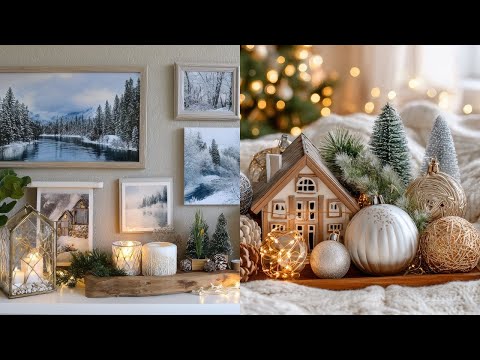 Видео: ПРОСТОЙ и ДЕШЕВЫЙ декор для дома 🏠 | 20 уютных и привлекательных идей зимнего декора ❄️