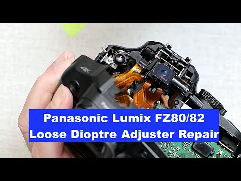 Видео: Ремонт разболтанного диска диоптрийной настройки Panasonic Lumix FZ80/82