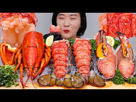 Видео: САШИМИ ИЗ ЛОБСТЕРА БИБИМБАП АСМР МУКБАНГ EATING SOUNDS