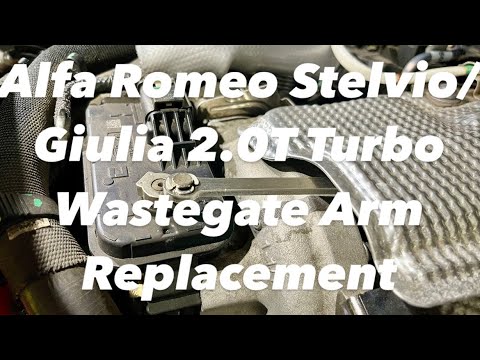 Видео: Замена рычага перепускного клапана Alfa Romeo Stelvio/Giulia 2.0T Turbo