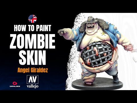 Видео: 🇺🇸🇬🇧 КАК РИСОВАТЬ БЛЕДНУЮ КОЖУ ЗОМБИ от Анхеля Хиральдеса 🧟