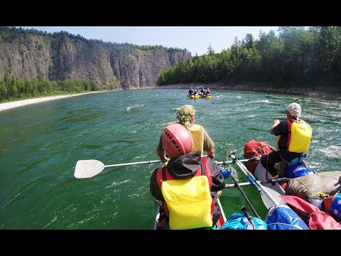 Видео: Ока Саянская 2021  на катамаране, водопад ЖОМБОЛОК ...Верхнеокинский