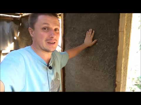 Видео: Монолитный саман - у сарая появились стены/Новая Жизнь