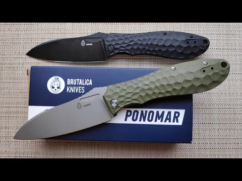 Видео: Нож PONOMAR FOLDER Brutalica