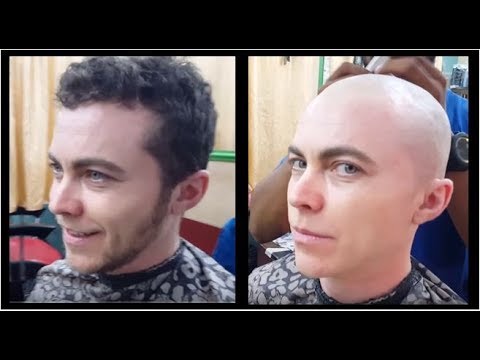 Видео: Налысо в Индии! (первый раз в жизни побрился наголо) - Бонус к Влогу 4/21.