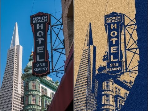 Видео: Photoshop — художественный эффект «Цветовой порог»