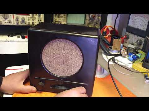 Видео: Немецкий маленький приёмник DKE 1938. Часть 1. Работа.