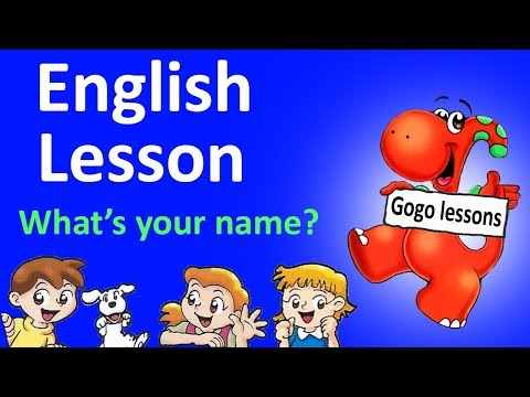 Видео: Английский для детей. Урок 1 - What's your name? ABC. Английский алфавит.