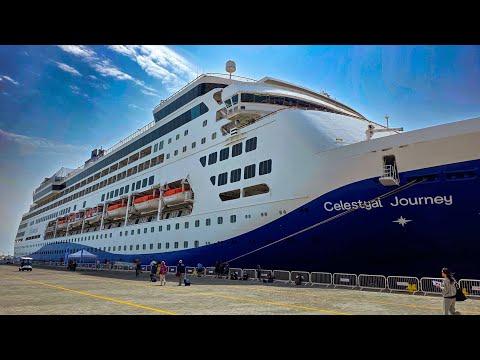 Видео: Обзор круизного лайнера Celestyal journey каюта категории Сьют