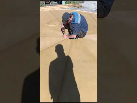 Видео: Сборка юрты. Этап 1 - сборка полов