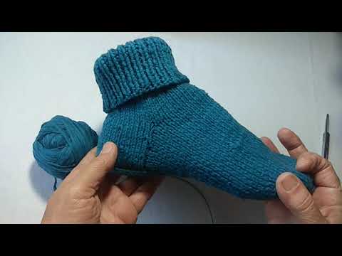 Видео: 1ķисм. Спицада пайпоқ тўқиш/Вязать носки на 2х спицах/2ta spisada paypoq tòqish