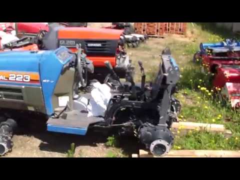 Видео: Реальные моточасы японского минитрактора до 1119 мч