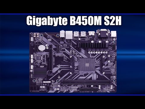 Видео: Материнская плата Gigabyte B450M S2H