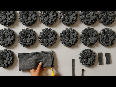 Видео: Джинсовые брюки Элегантное рукоделие | Изготовление аксессуаров для волос | Сделай сам