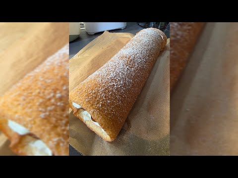 Видео: Легкий, сливочный,  лимонный рулет 🍋😋