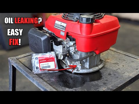 Видео: Как установить сальник вала регулятора оборотов на двигатель Honda GCV160