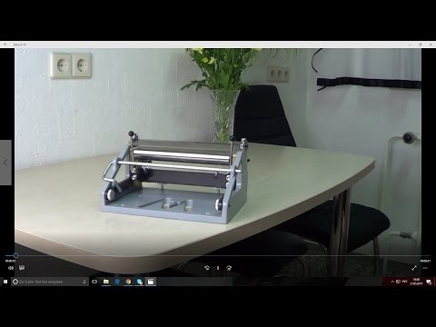 Видео: Двоильная машинка 4.0.  Lederspaltmaschine 4.0