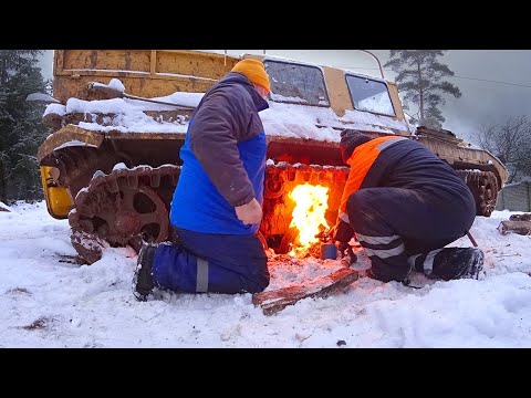 Видео: Брошенная БМП вмерзла в землю / Работаем над комфортом