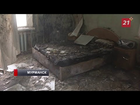 Видео: В Мурманске на заднем дворе областного правительства стоит дом-призрак