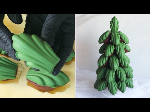 Видео: Как сделать ЕЛКУ из печенья Мадлен | Шоколадное печенье МАДЛЕН рецепт | MADELINE COOKIES