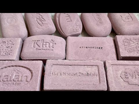 Видео: Painted soap ASMR Резка крашенного мыла АСМР мыло