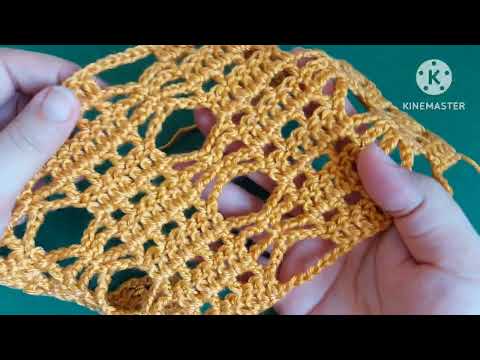 Видео: Как связать чудесную и простую прямоугольную шаль крючком с подробным объяснением для начинающих.