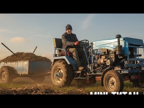 Видео: Самодельный трактор.