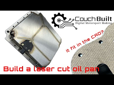 Видео: Изготовление масляного поддона из нержавеющей стали с помощью лазерной резки — сборка роторного д...