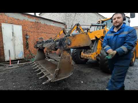 Видео: Самое оптимальное решение по замене пальцев и втулок на JCB 3CX