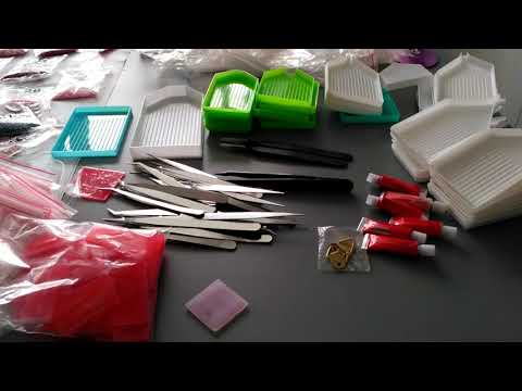 Видео: Организация и хранение инструментов для алмазной мозаики