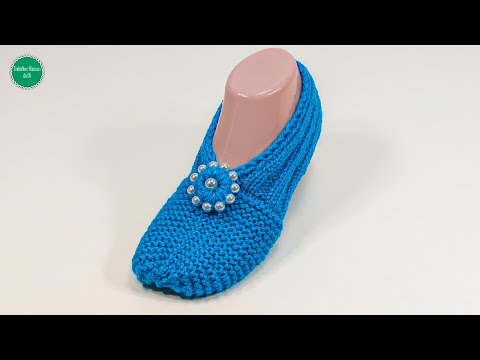 Видео: Вязать тапочки