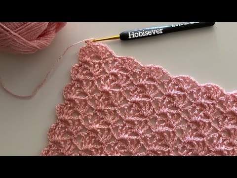 Видео: ОЧЕНЬ КРАСИВАЯ 💯😍 Схемы вязания прямоугольной шали крючком / Вязание крючком кофточки / СУБТИТРЫ