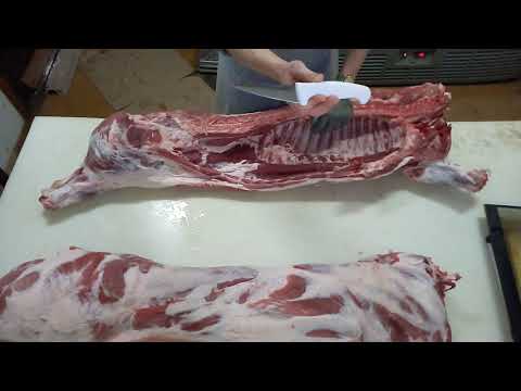 Видео: Tramontina 24601/085 тест на мясе (+2 полки) итого 10шт=5 целых свиней.