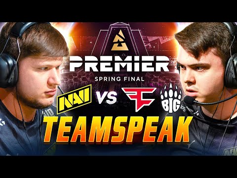 Видео: Тимспик NAVI CS:GO vs FaZe и BIG на @BLASTPremier Spring Final 2021