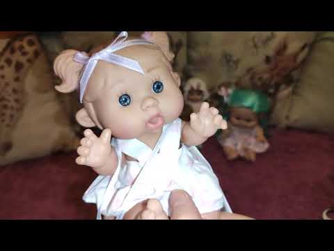 Видео: Пупс Марина энд пау, Marina and Pau 21 cм PEPOTIN, уси-пуси лапочка, что тут ещё можно сказать