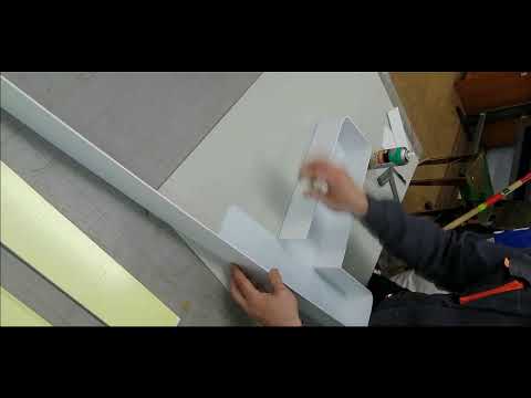 Видео: Изготовление световой буквы за 5 минут