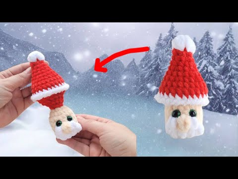 Видео: 🎅САНТА КЛАУС ДЕД МОРОЗ Антистресс крючком из плюша🎅crochet santa claus🎅Weihnachtsmann häkeln