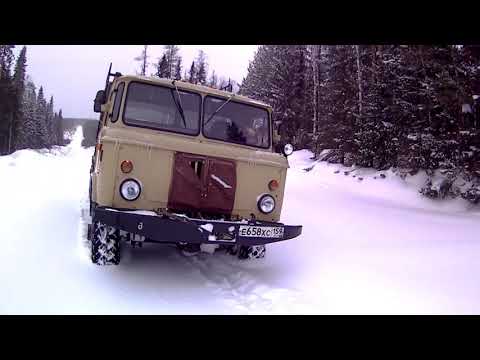 Видео: ПРОБИВАЕМСЯ ПО ЗИМНИКУ НА ГАЗ 66!!!