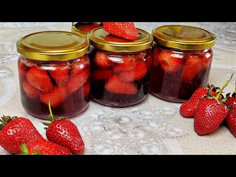 Видео: Клубничное варенье без варки— Королевское клубничное варенье.🍓🍓🍓
