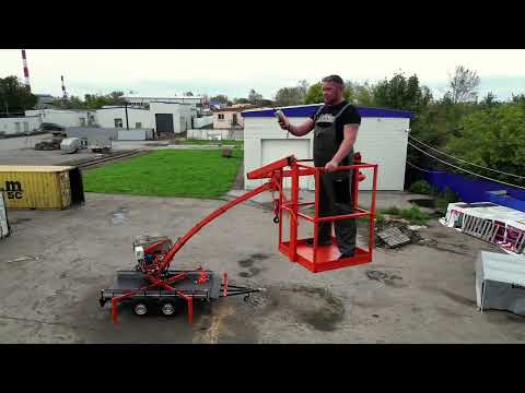 Видео: Строительный мини кран ТЯГАЧ«М»