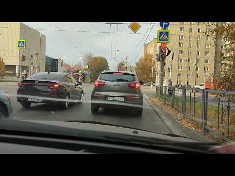 Видео: Экзаменационный маршрут. Город Томск. Октябрь 2023. Пробный экзамен перед сдачей в ГИБДД.