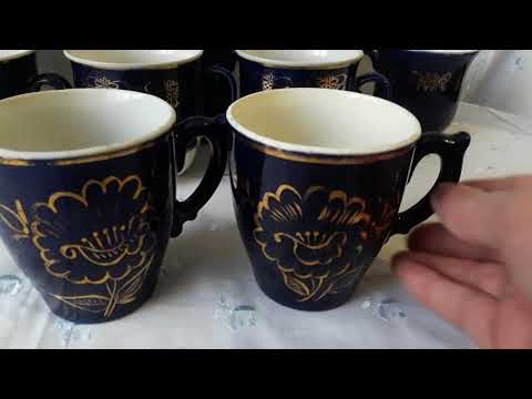Видео: Фарфор.СССР. Кобальт.👍🏻👍🏻👍🏻💥💥💥